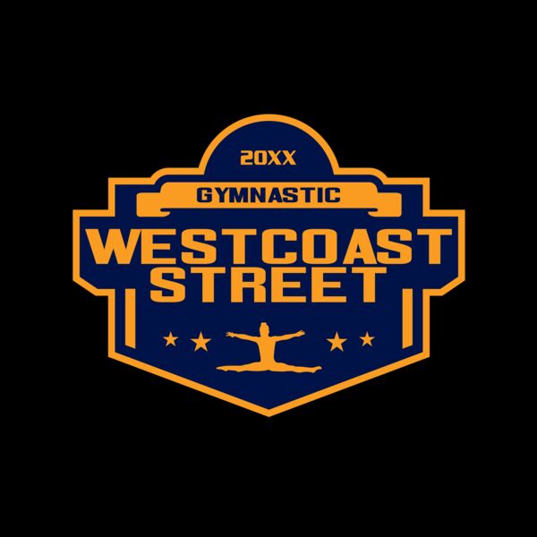 West Coast Street Gymnastic logo template 02 Thumbnail