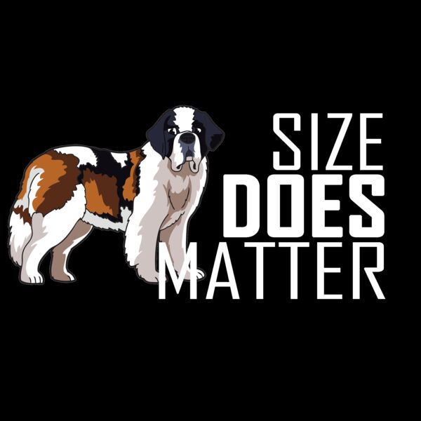 DOG size does matter white Thumbnail