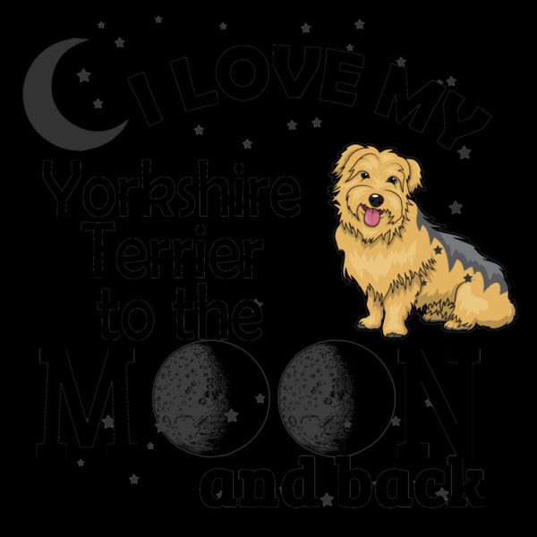 05 i love my Yorkshire Terrier  Black Thumbnail