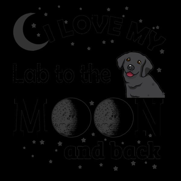 05 i love my Lab Black Thumbnail