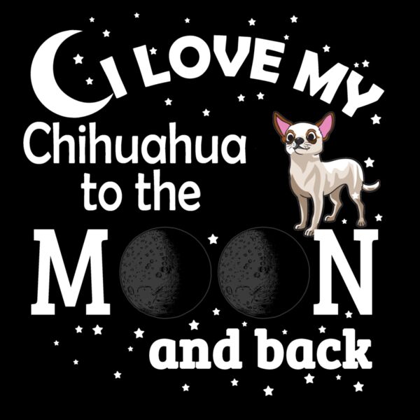 05 i love my chihuahua white Thumbnail
