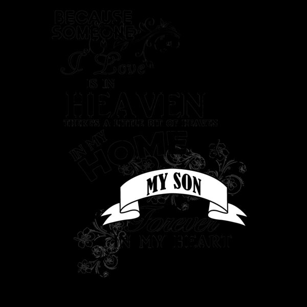 04 SON heaven in my home black Thumbnail