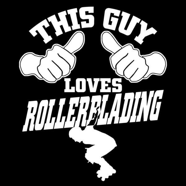 05 this guy loves rollerblading dark back Thumbnail