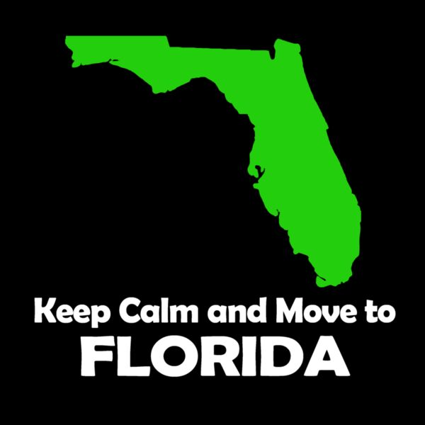 04 Keep Calm and Move to Florida white Thumbnail
