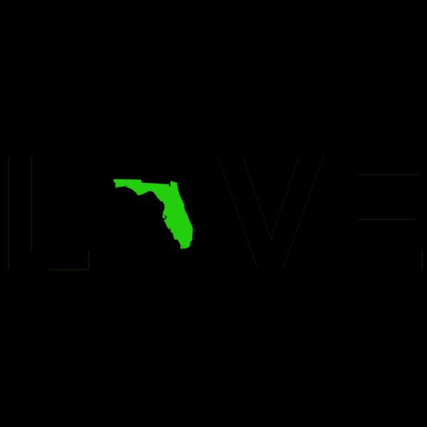 02 love Florida black Thumbnail