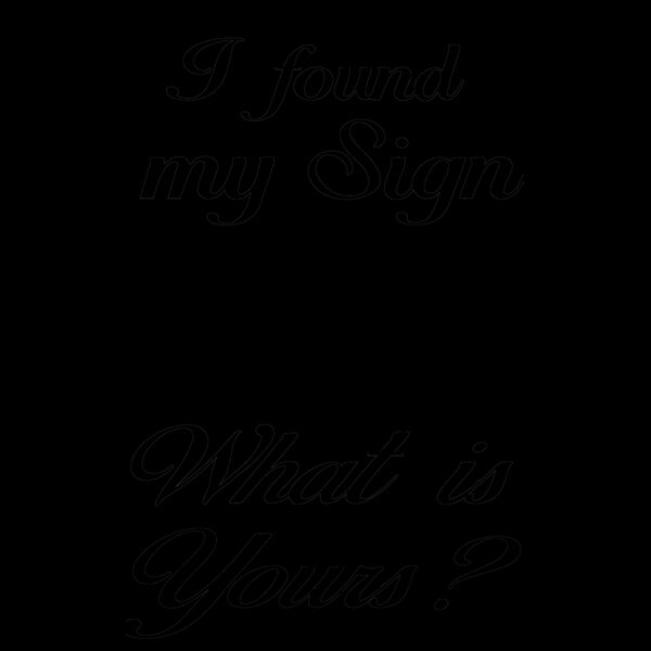 I Found My Sign infinity black Thumbnail