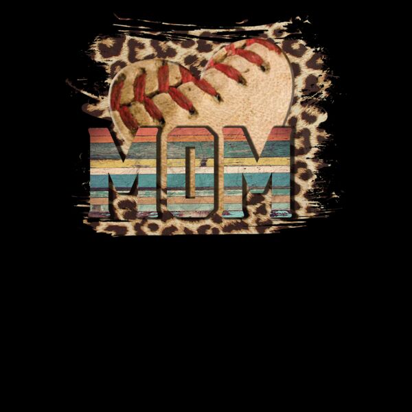 Leopard Baseball Mom Tank Top Thumbnail