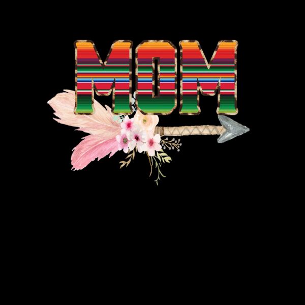 Boho Mom Crew Neck T Shirt Thumbnail