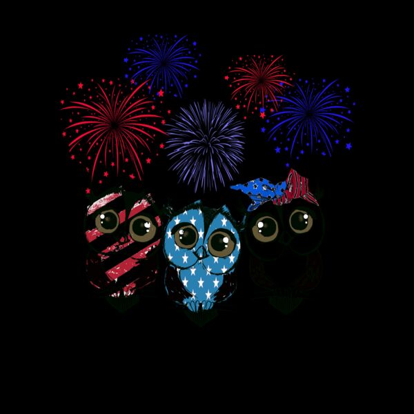 American Owls Crew Neck T Shirt Thumbnail