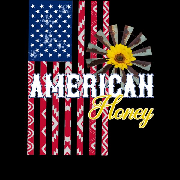 American Honey Flag V Neck Thumbnail