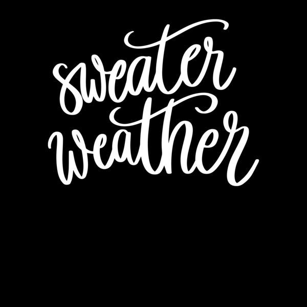 sweater weather white ink Thumbnail