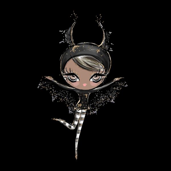 Girl 1 Bat Dark Skin Thumbnail