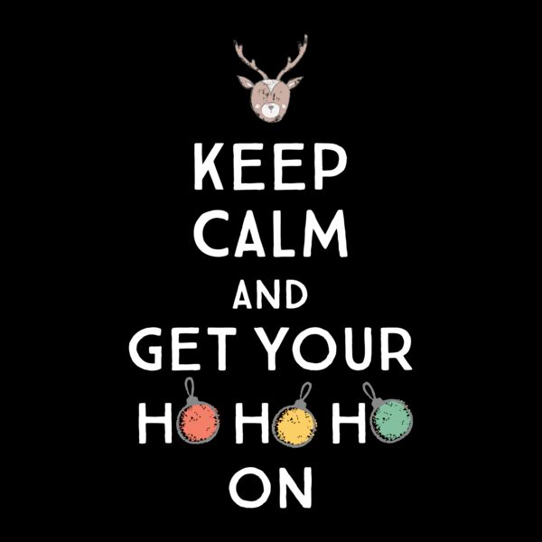 Keep Calm and Get Your Hohoho On 1 white letters Thumbnail