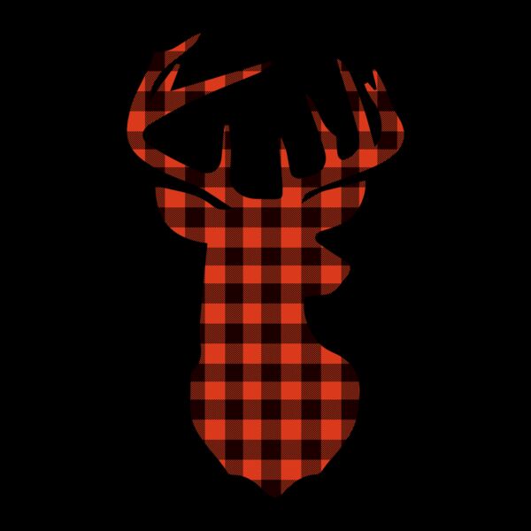 Buffalo Plaid Deer Forest Clip Art  27  Thumbnail