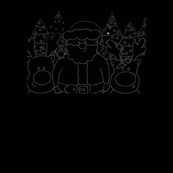 Fatherchristmaswithreindeerandrobin Thumbnail