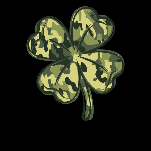 Camo Print Clover Tank Top Thumbnail