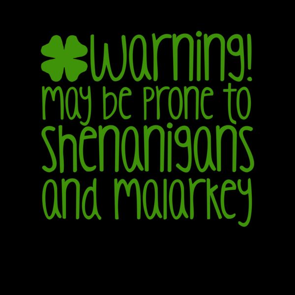 Irish Warning T Shirt Heather Black Thumbnail
