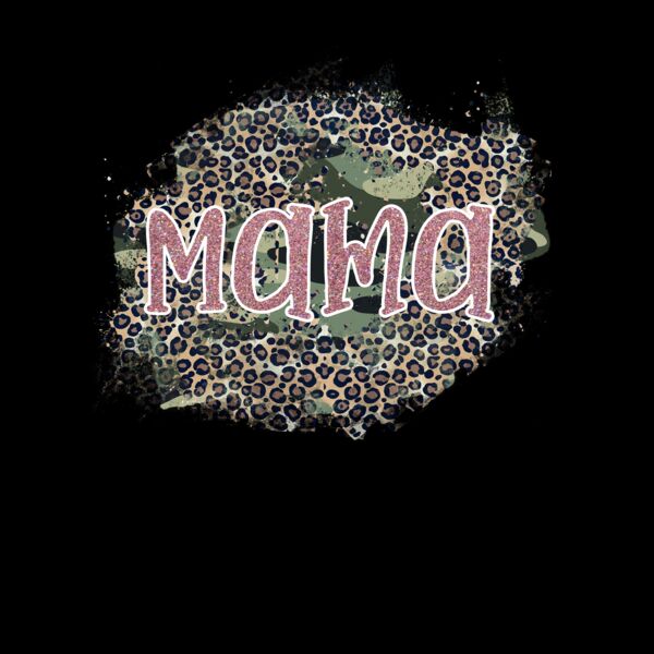 Leopard Camo Mama T Shirt Thumbnail