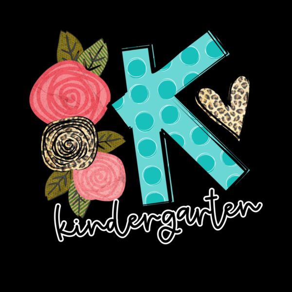 Leopard Stripe Grade Youth T Shirt Kindergarten Thumbnail