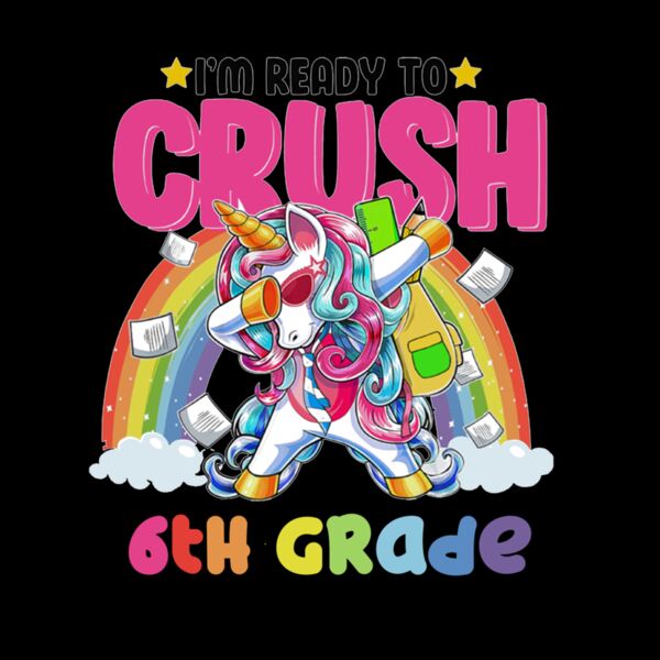Unicorn Crush 6th Grade T Shirt Thumbnail
