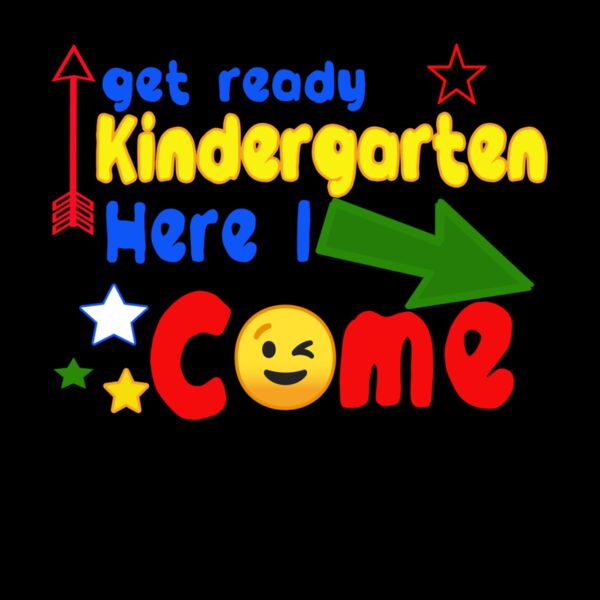 Kindergarten Here I Come Kids T Shirt Thumbnail