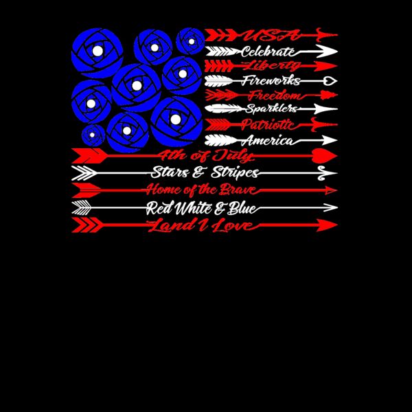 Arrow Flag Crew Neck T Shirt Thumbnail