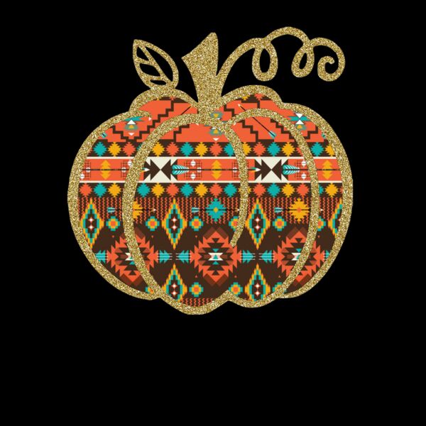 Southwestern Pumpkin Lightweight Hoodie Thumbnail