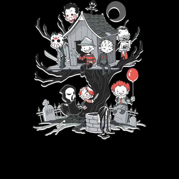 Park Of Horrors V Neck Thumbnail