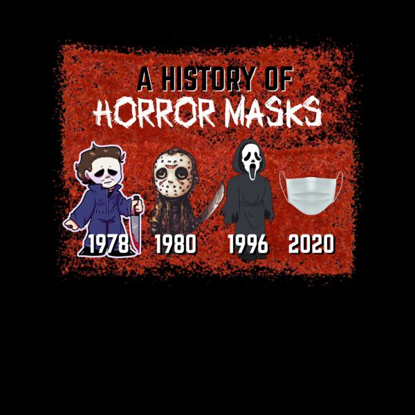 History Of Horror Masks 2020 T Shirt Thumbnail