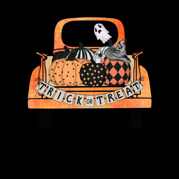 Vintage Trick or Treat Truck T Shirt Thumbnail
