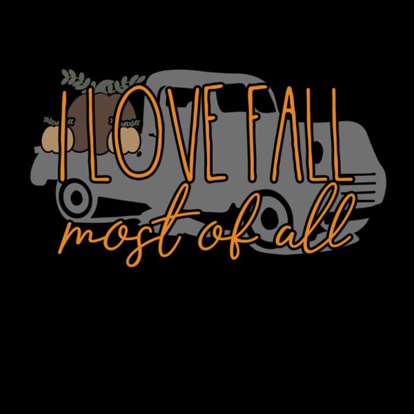 Love Fall Truck Fleece Hoodie Thumbnail