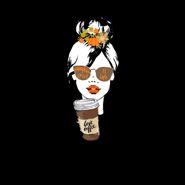 Pumpkin Spice Boss Babe Crew Neck T Shirt Thumbnail