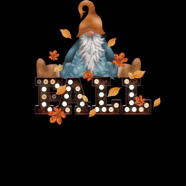 Fall Gnome V Neck Thumbnail