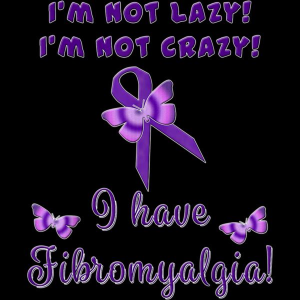 Fibromyalgia Im Not Lazy T shirt   Support Fibro Awareness Thumbnail