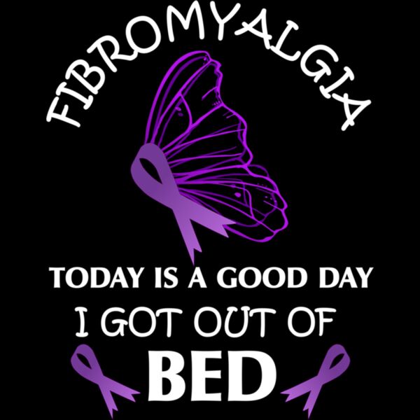 Fibromyalgia Butterfly Awareness Graphic Long Sleeve T Shirt Thumbnail