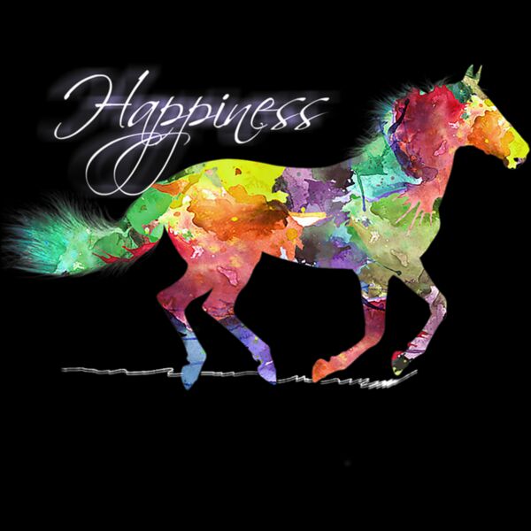 Horse Happiness T shirt Horse gifts Horse shirts Horse lover T Shirt Thumbnail