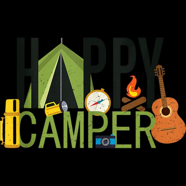 Funny Family Camper TShirt Happy Camping Lover Camp Women Tank Top Thumbnail