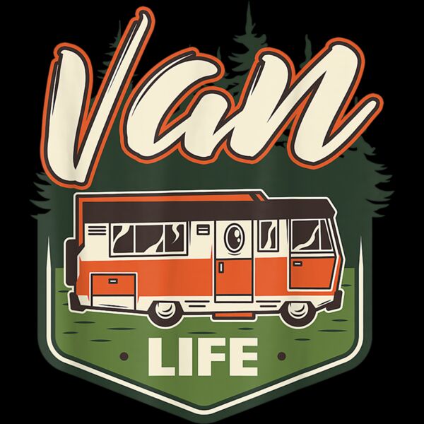 Everyday Vanner Outdoors Camping Van Life Gift Campers RV T Shirt Thumbnail