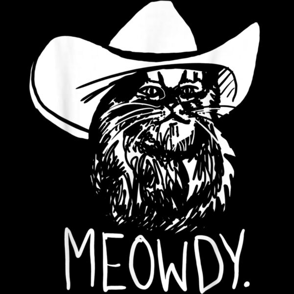 Meowdy Texas Cat Meme T Shirt Thumbnail