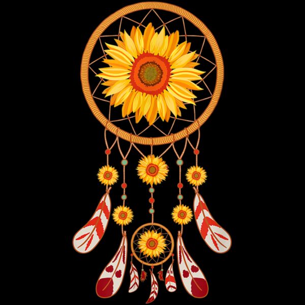 Dream Catcher Sunflower T Shirt 1 Thumbnail