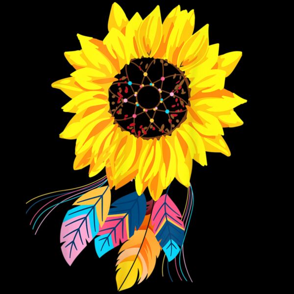Dream Catcher Sunflower Lover Costume Women Girl Gift T Shirt Thumbnail