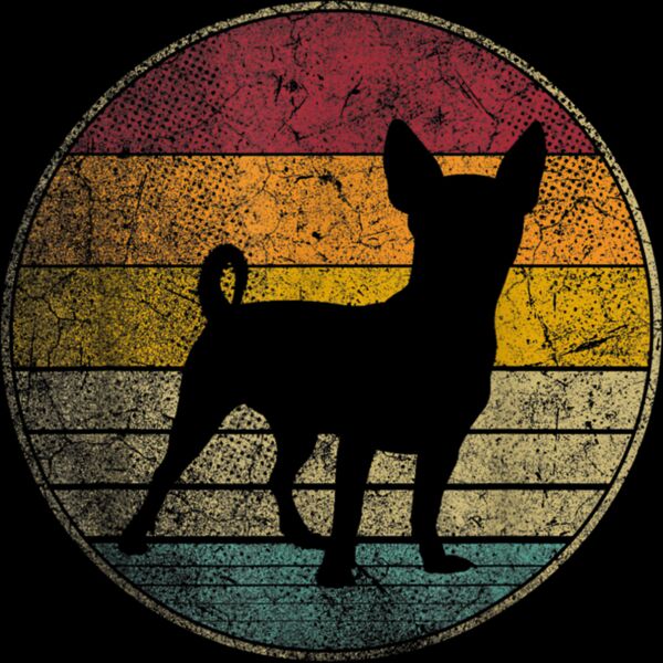 Chihuahua Shirt Dog Vintage Retro Style Funny T Shirt Thumbnail