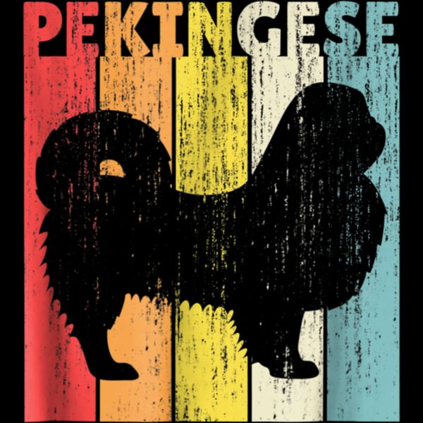 Pekingese Vintage T Shirt Dog Retro Style Gift Thumbnail