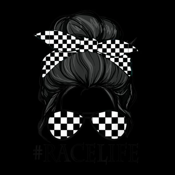 Mom Life Messy Bun Mom Race Mothers Day Funny Thumbnail