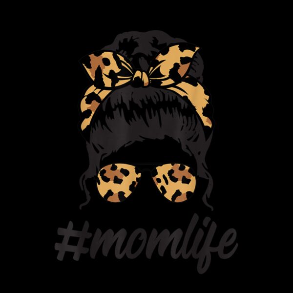 Classy Mom Life with Leopard Pattern Shades   Cool Messy Bun 1 Thumbnail