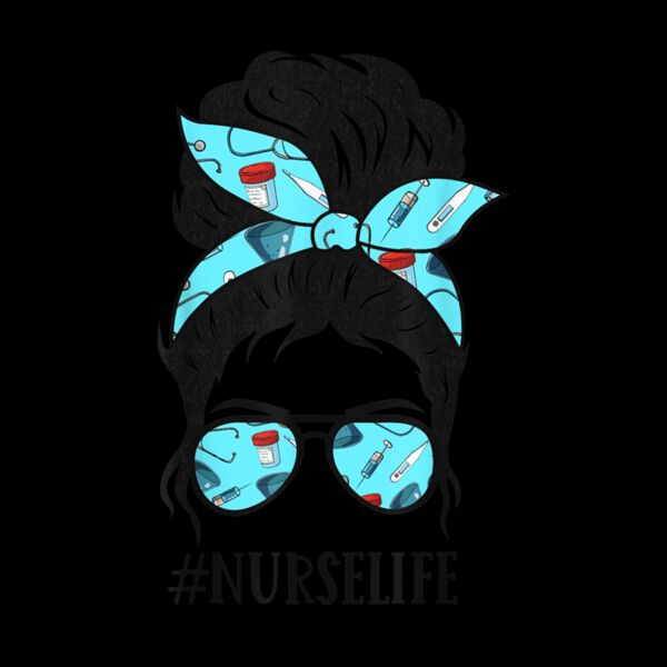 Messy Hair Woman Bun Nurse Life Healthcare Life Thumbnail