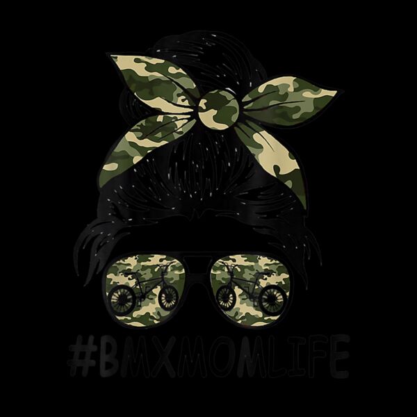 BMX Mom Life Mothers Day Messy Bun Thumbnail