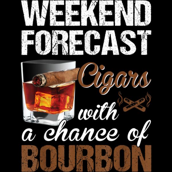 Cigars And Bourbon Lover T Shirt Funny Gift for Dad Grandpa Thumbnail