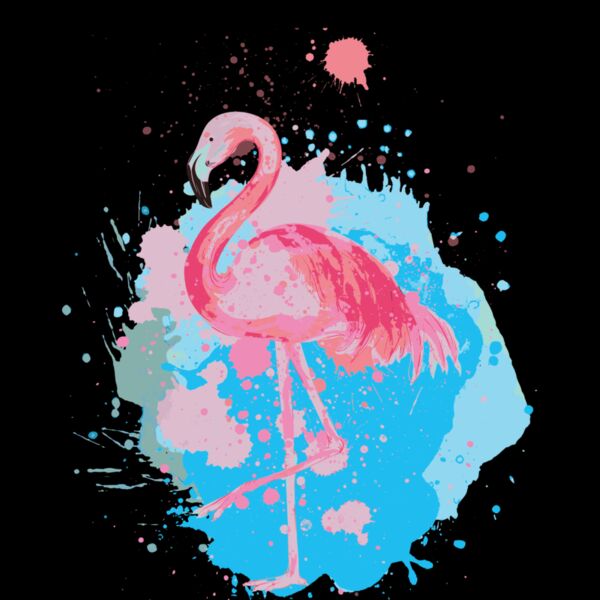 watercolor flamingo Thumbnail