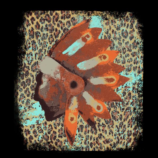 LEOPARD INDIAN HEAD DRESS Thumbnail